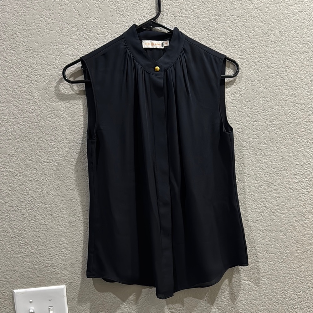 Tory Burch | Black Sleeveless Top